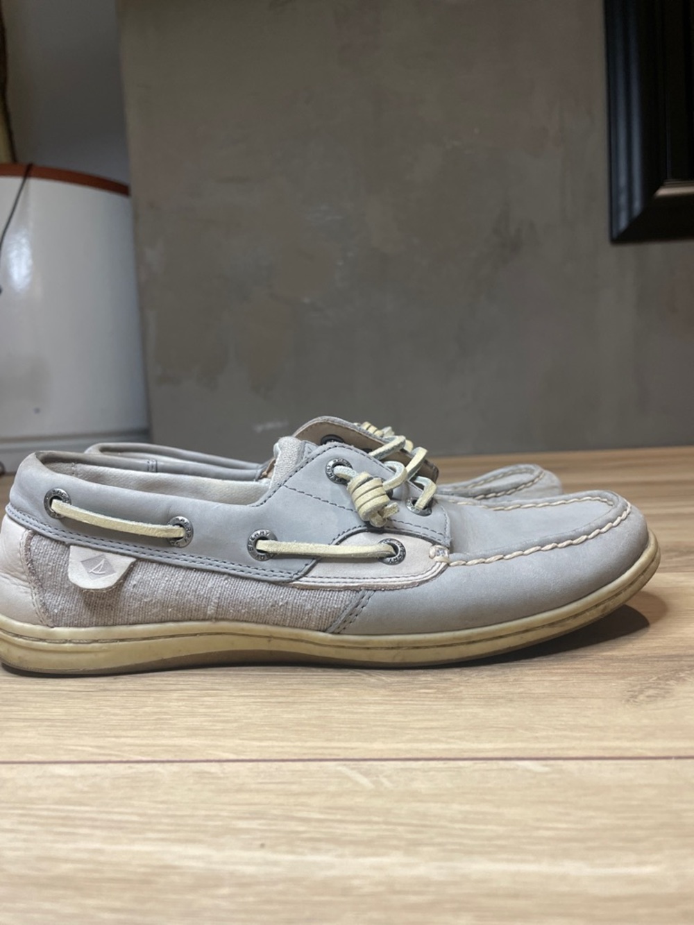 Sperry Women's Light Gray Boat Shoes